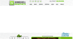 Desktop Screenshot of bombshellgraphics.com